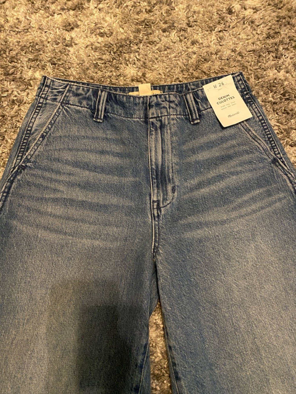 Madewell Denim Culottes 26 - Picture 3 of 12